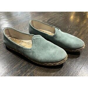 Sabah Mint Suede Loafers